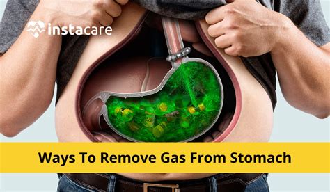 how to release gas stuck in stomach