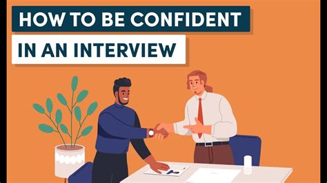 how to remain confident in an interview