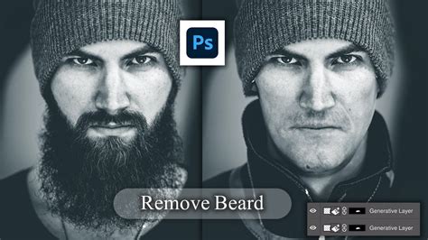how to remove a beard in photoshop