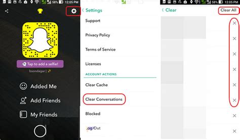 how to remove a snapchat update