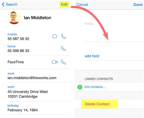 how to remove all contact from iphone