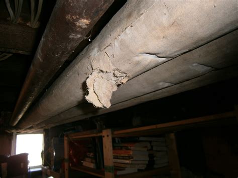 how to remove asbestos pipe wrap