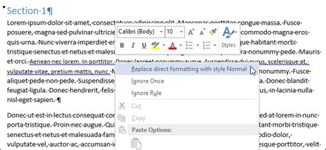 how to remove blue lines in word