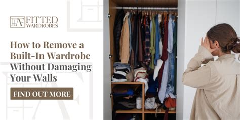 how to remove built in wardrobe