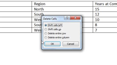 how to remove columns in word