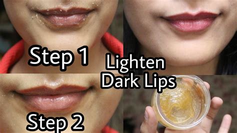 how to remove dark lips at home naturally