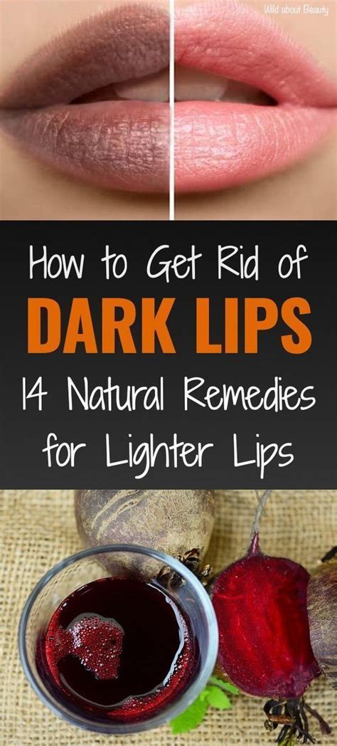 how to remove dark lips at home remedies