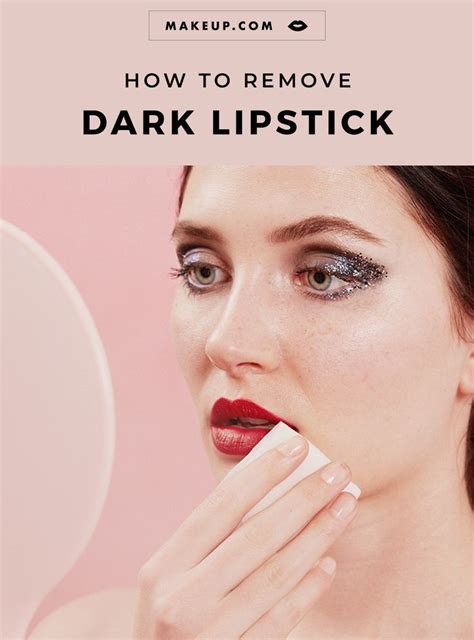 how to remove dark lipstick paint