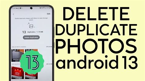 how to remove duplicate images in android