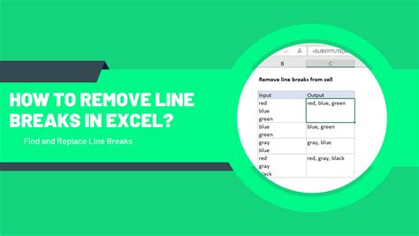 how to remove line break