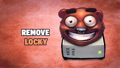 how to remove locky