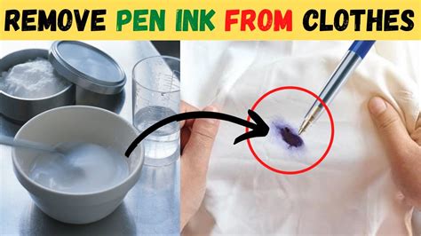 how to remove pen ink from sweater