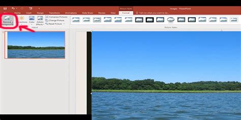 how to remove picture background in powerpoint