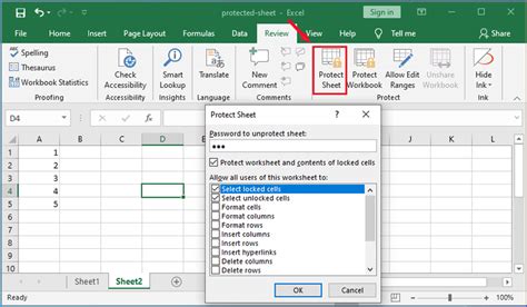 how to remove protection in excel sheet