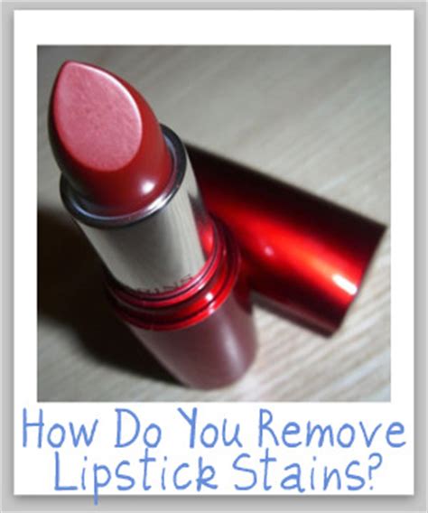how to remove smudge proof lipstick stains