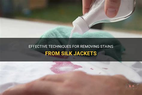 how to remove stains from silk
