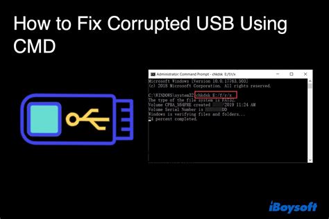 how to repair usb using cmd