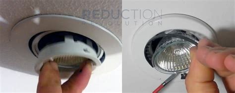 how to replace bulb in downlight