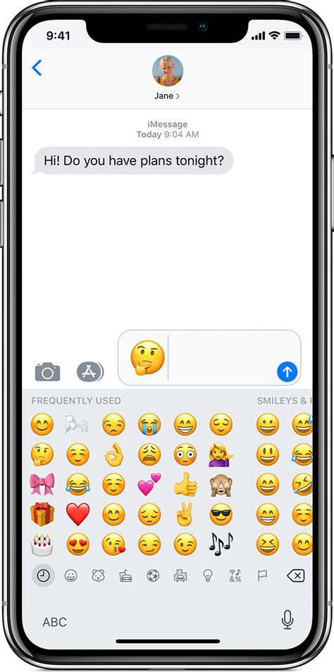 how to reply with emojis text box
