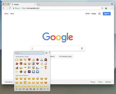 how to reply with emojis google chrome