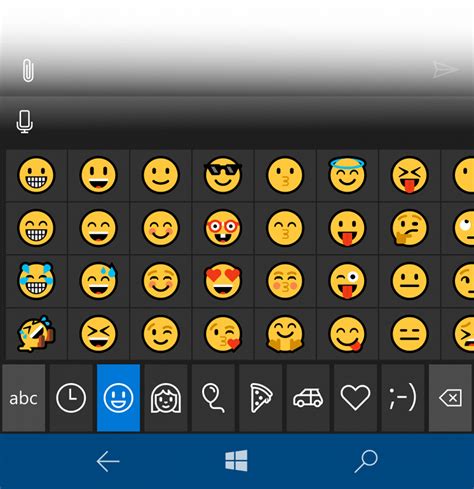 how to reply with emojis windows 10