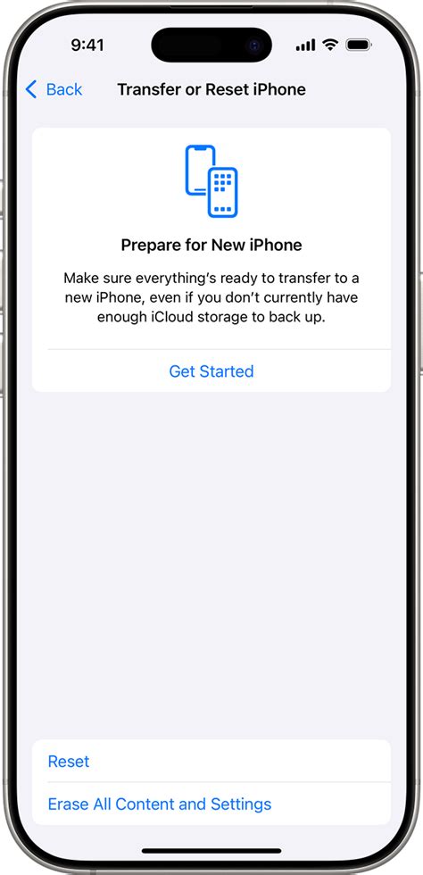 how to reset iphone and restore