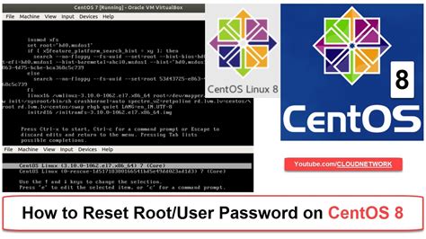 how to reset password in centos