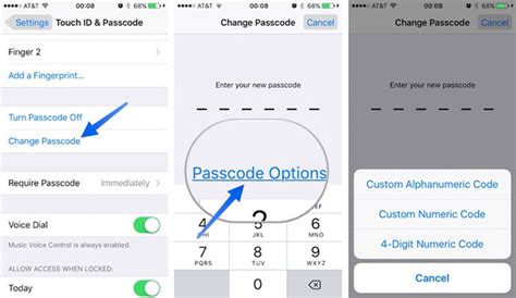 how to reset password in iphone