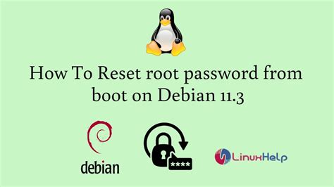 how to reset root password in debian
