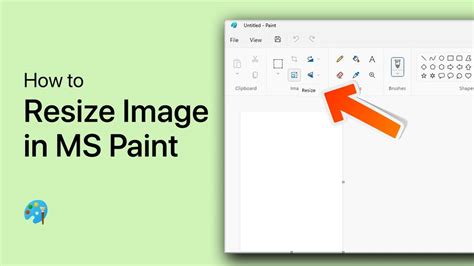 how to resize photo in paint