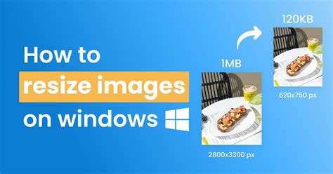 how to resize photos in windows
