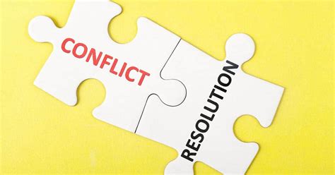 how to resolve conflict in a group