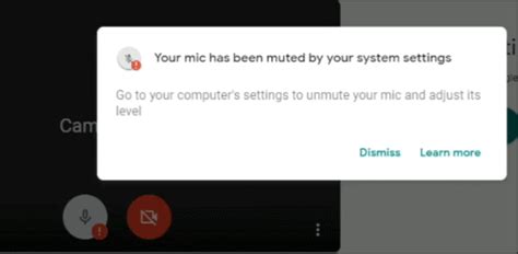 how to resolve microphone issue in google meet