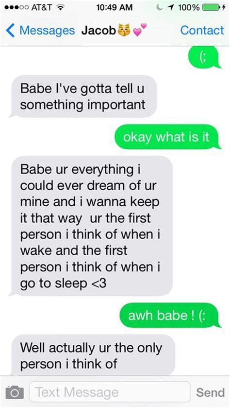 how to respond to a kiss me texting