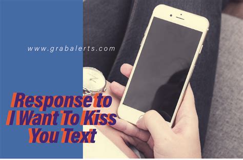 how to respond to a kiss text