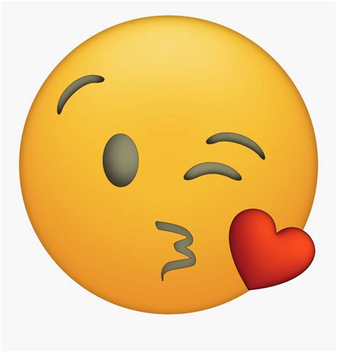 how to respond to a kissy face emoji