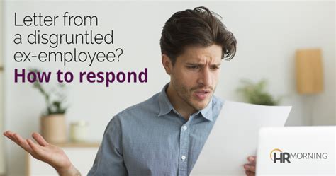 how to respond to disgruntled employee