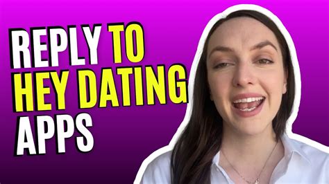 how to respond to how are you on dating apps