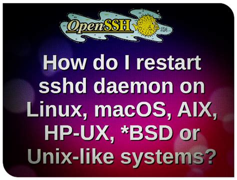 how to restart daemon in linux