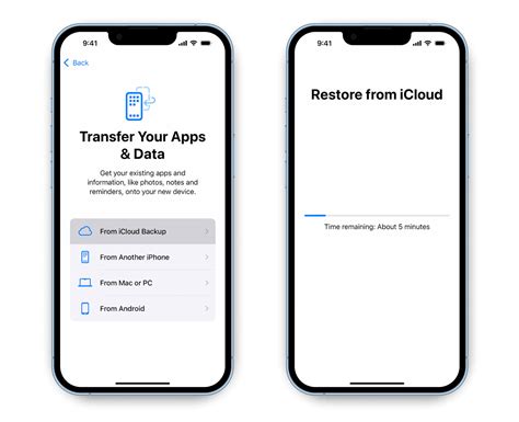 how to restore my apps from icloud