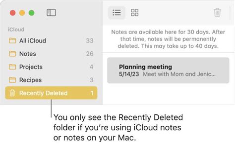 how to retrieve notes in icloud