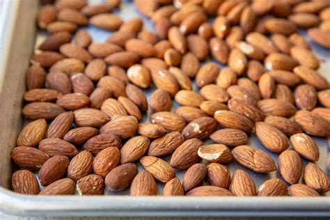 how to roast almonds in shell
