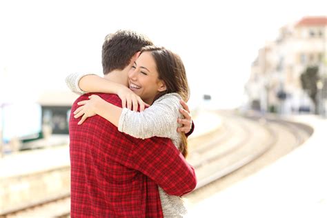 how to romantically hug a man at age