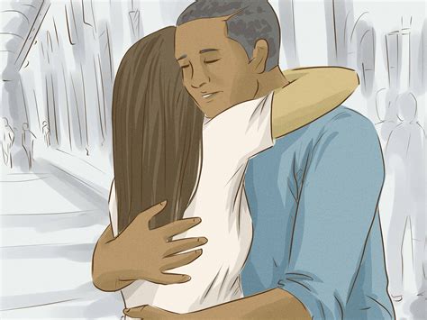 how to romantically hug a manager at work