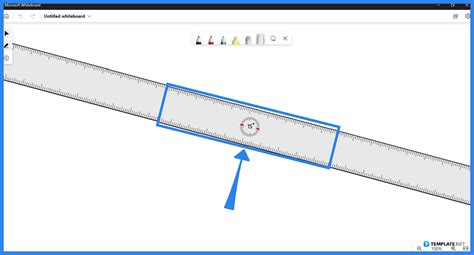 how to rotate the ruler in microsoft whiteboard and zoom the