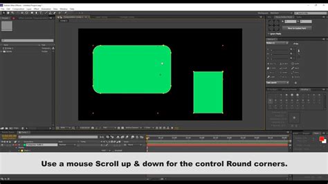 how to round corners in after effects