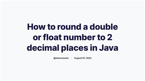how to round double in java