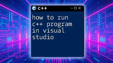 how to run cpp program in terminal