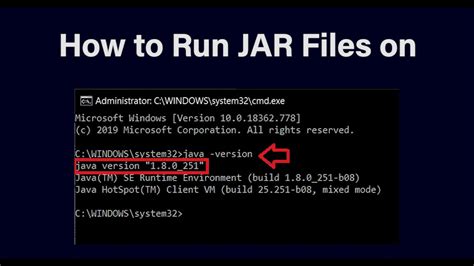 how to run jar file in windows