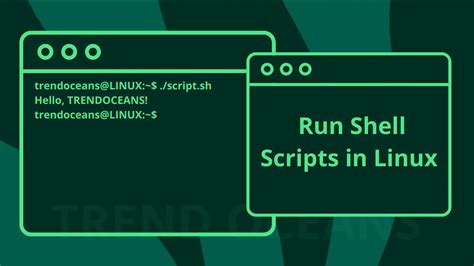how to run shell script in unix